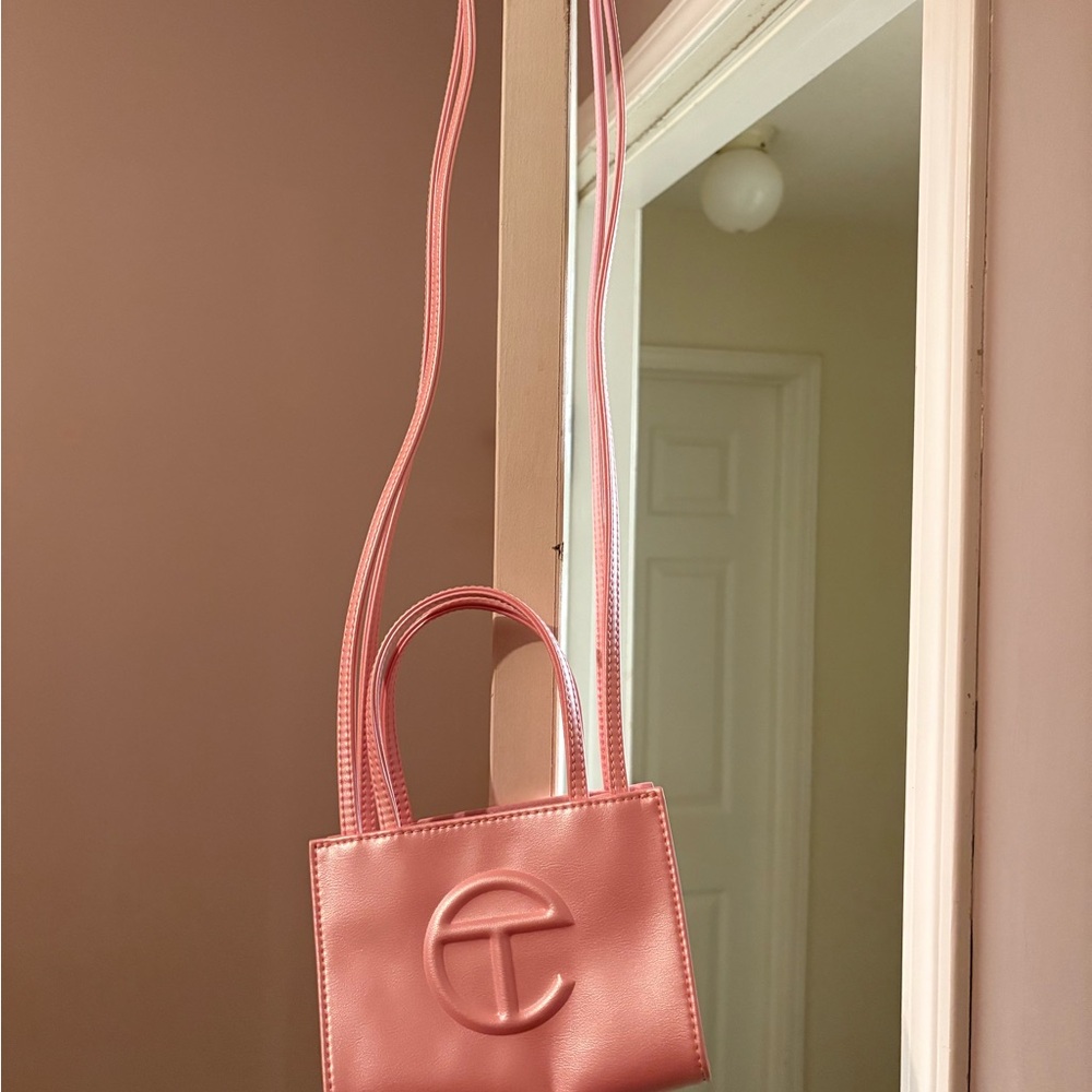 Telfar ballerina Pink small shopping bag